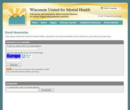 Wisconsin United for Mental Health