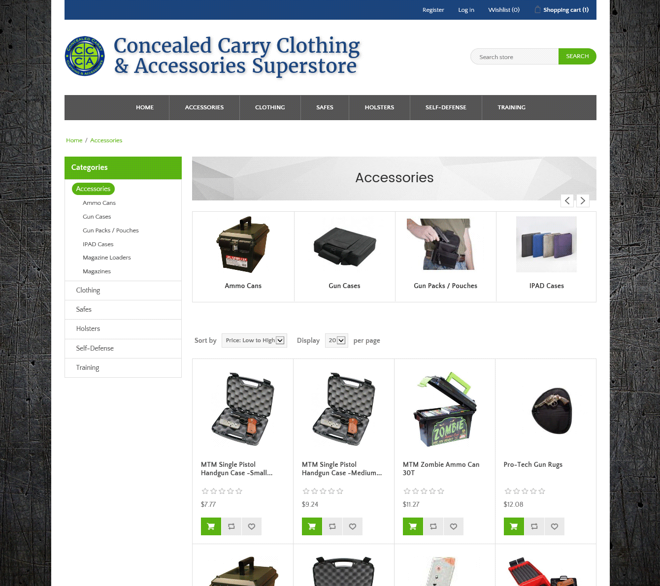 Concealed Carry Clothing & Accessories