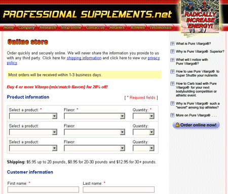 Professional Supplements