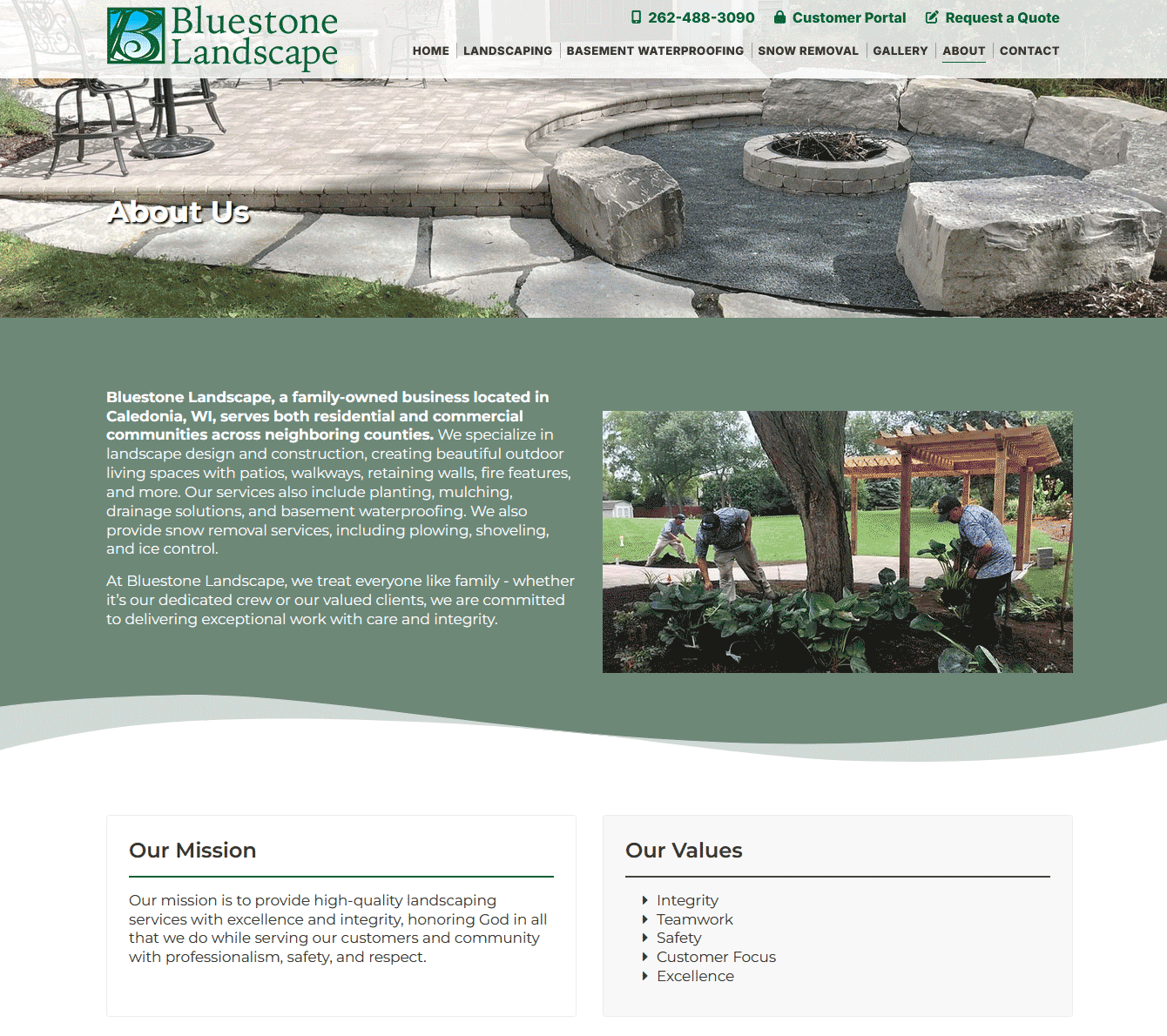 Bluestone Landscape