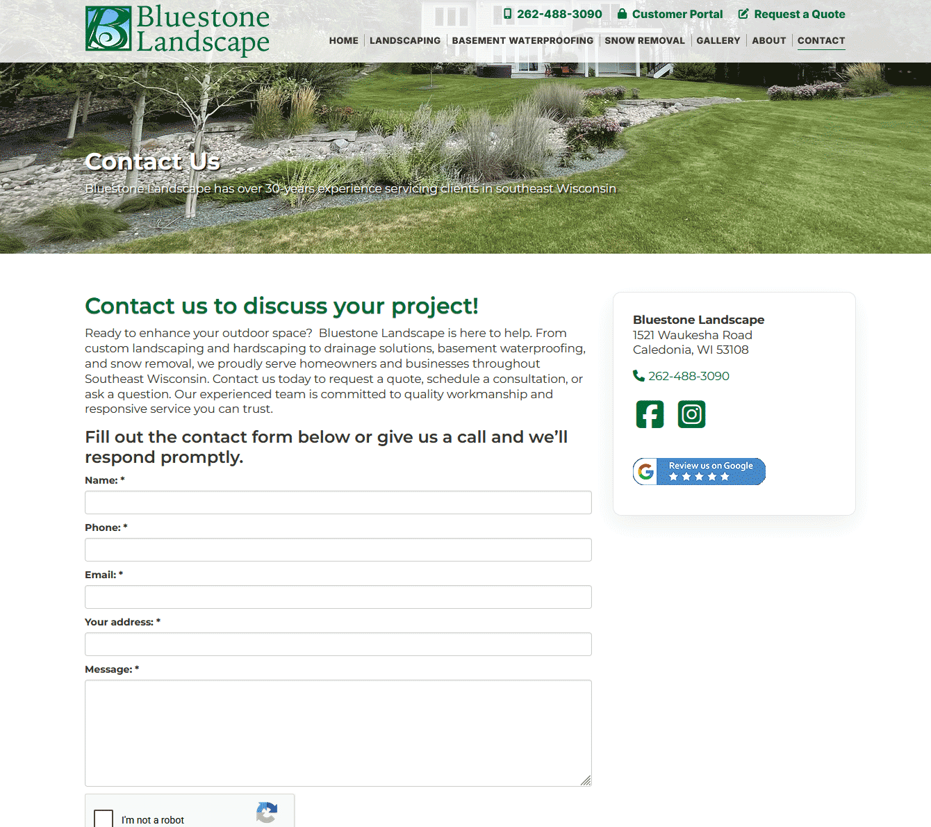 Bluestone Landscape