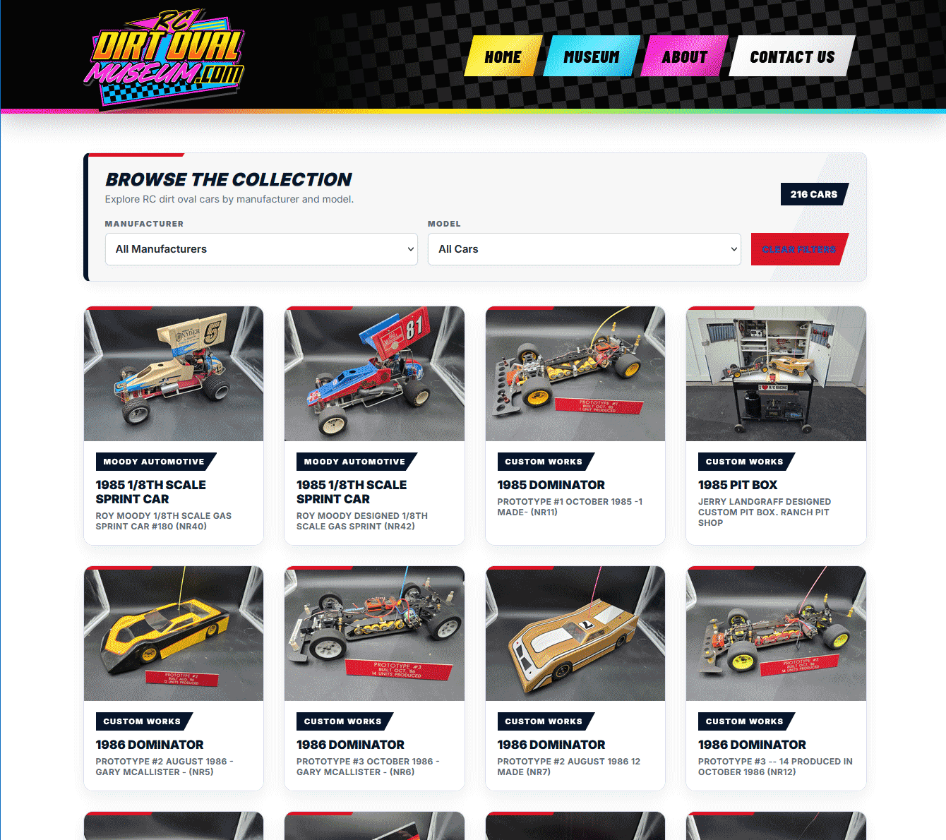 RC Dirt Oval Museum