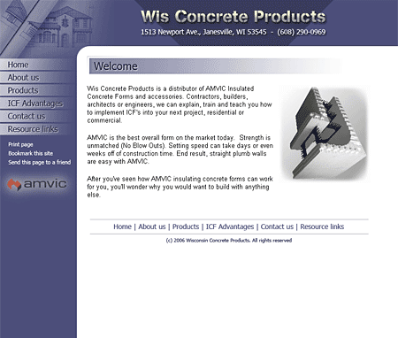 Wis Concrete products