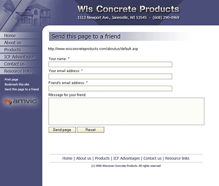 Wis Concrete products