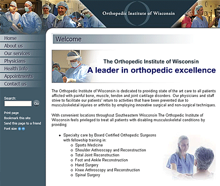 The Orthopedic Institute of Wisconsin