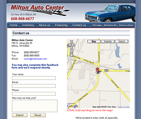 Milton Auto Center