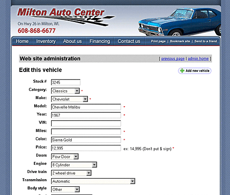 Milton Auto Center