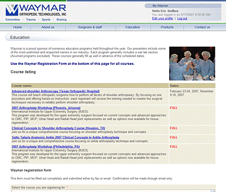 Waymar Orthopedic Technologies