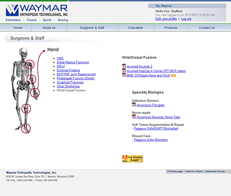Waymar Orthopedic Technologies