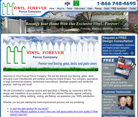 Vinyl Forever Fence Company