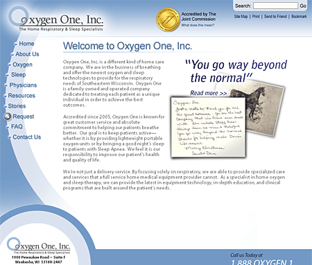 Oxygen One, Inc.