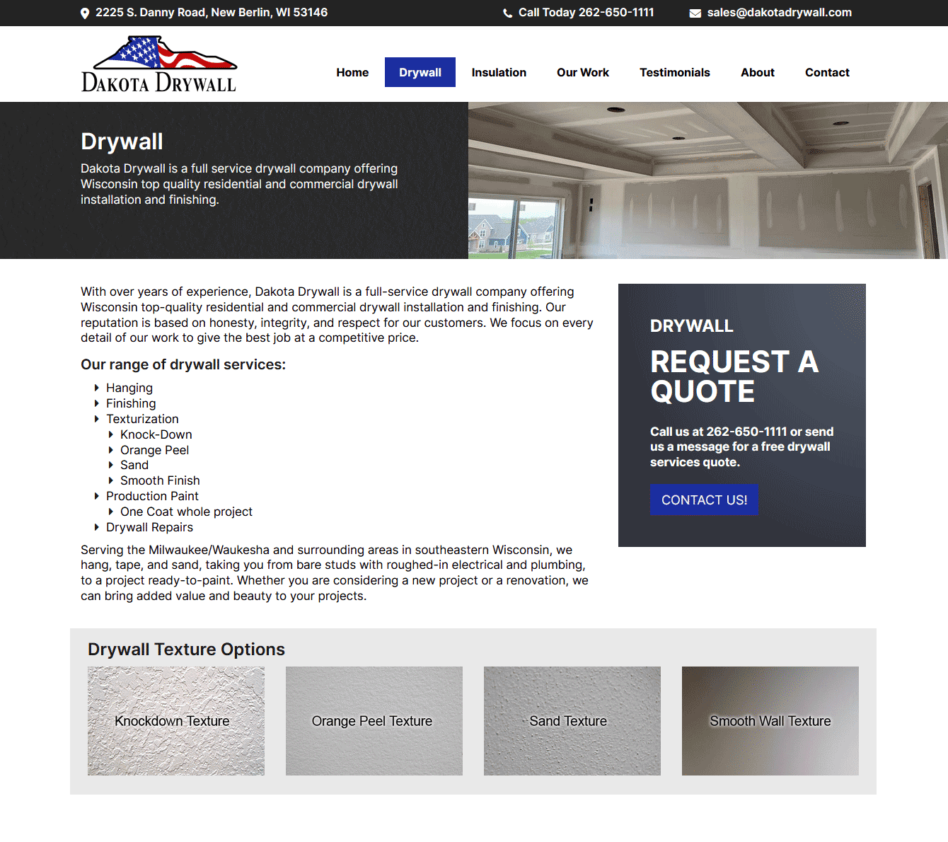 Dakota Drywall, Painting and Insulation