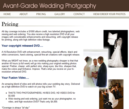 Avant-Garde Wedding Photography