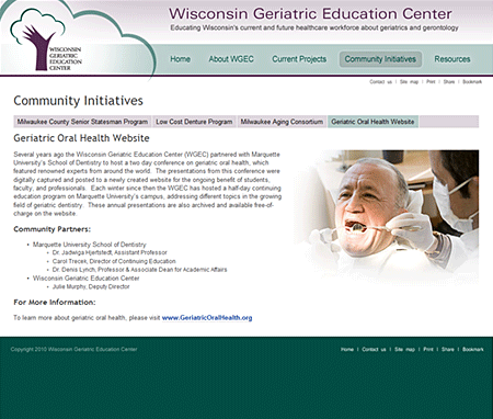 Wisconsin Geriatric Education Center (WGEC)