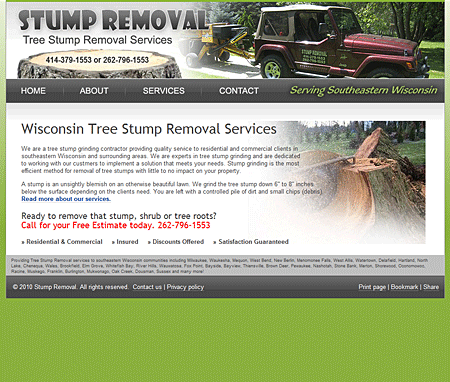 Tree Stump Removal Service