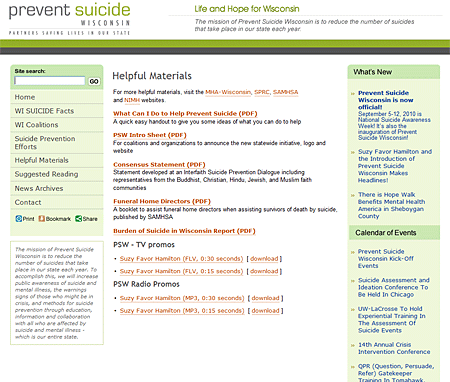 Prevent Suicide Wisconsin