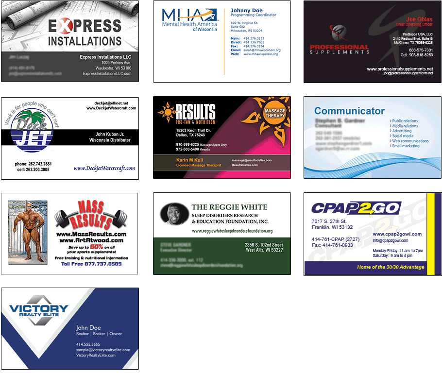 Business card designer