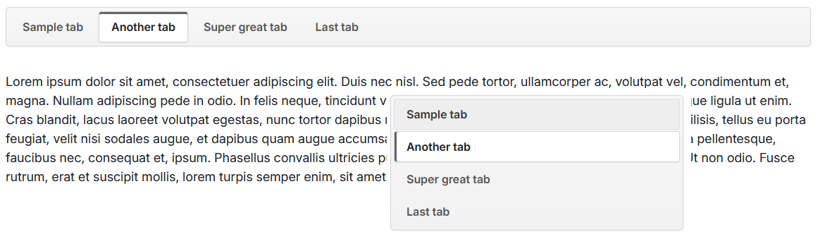 SuperFlexi - Tabs 2